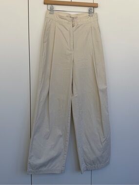 Humanoid High-Waist Wide Leg Pants - Cream XS